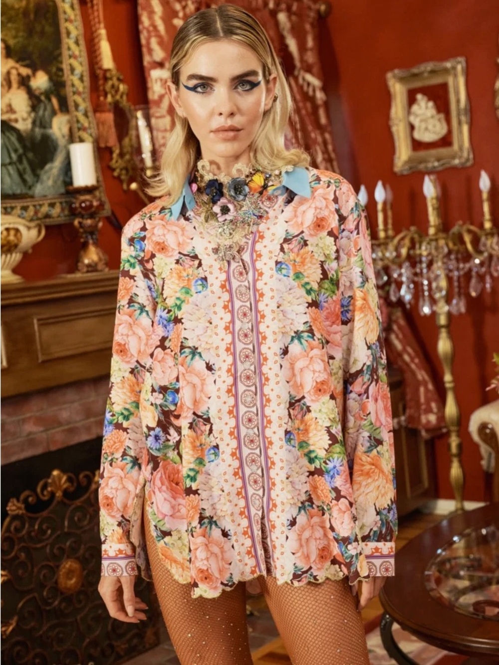 Aratta Sophia Floral Blouse